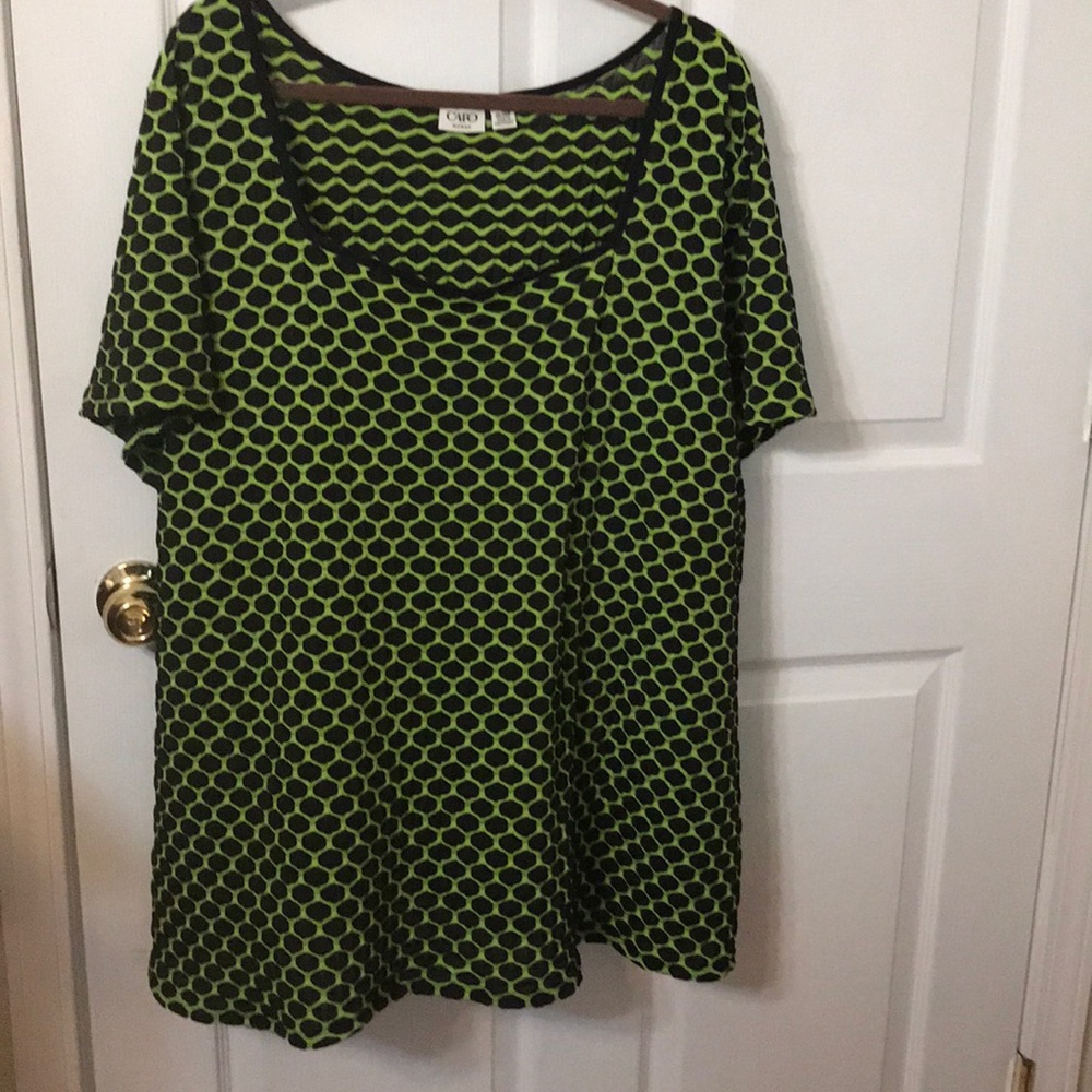 Green and black Cato’s shirt